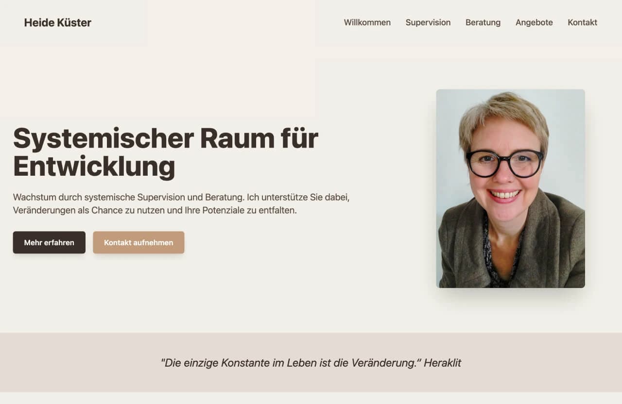 Heide Küster - Webseite