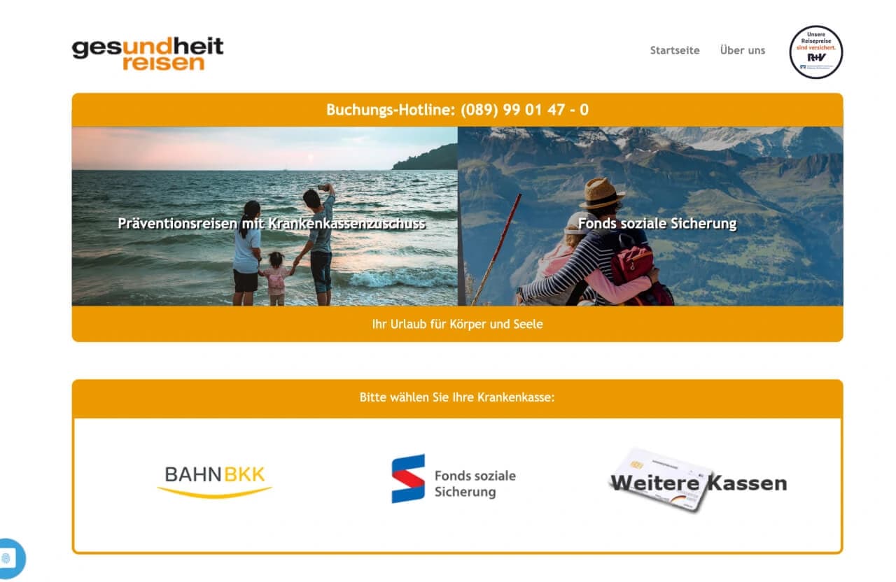 Gesundheits-reisen Portal